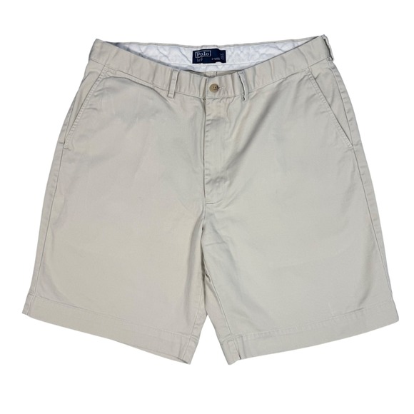 Polo Ralph Lauren Other - Vintage Polo Ralph Lauren‎ Prospect Short Khaki Chino Flat Front  Men's size 36